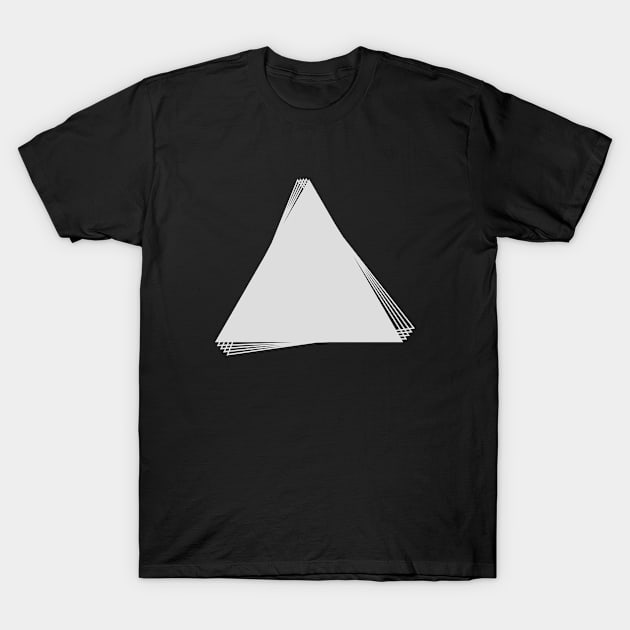 White triangles T-Shirt by ochkarique